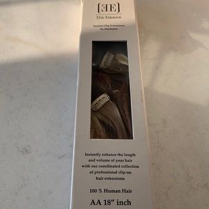 18” inch clip hair extensions in original box